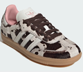 adidas Samba OG Cow Print Women's Sneakers – Dark Brown / Off White / Gum 3