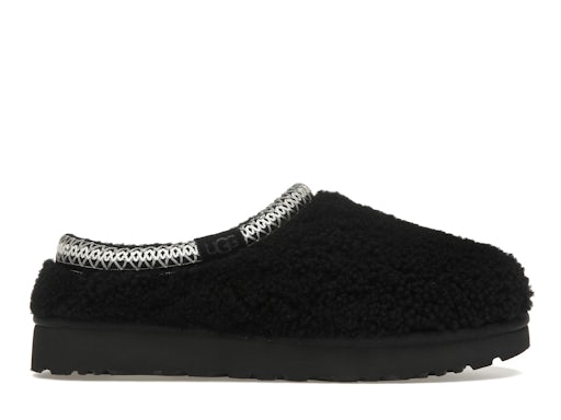 UGG Tasman Maxi Curly Slipper - Black (Women's)